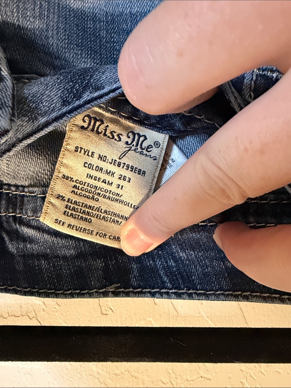 Miss Me Women's Light Blue Bootcut Jeans - Picture 6 of 13